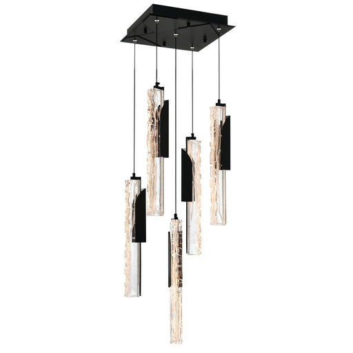 Valira Integrated Led Black Mini Pendant | 1586P12-5-101