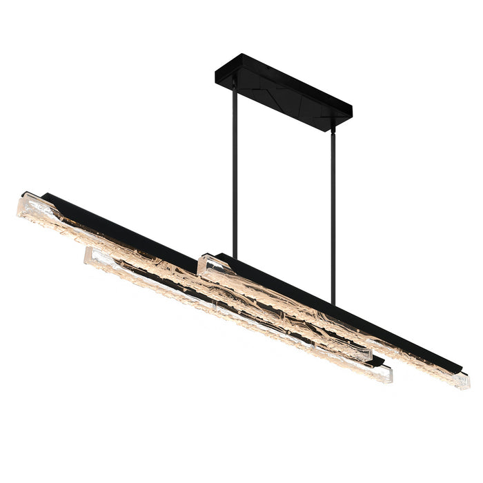 CWI Lighting Valira Integrated LED Black Chandelier