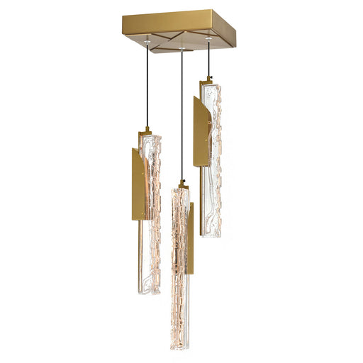 CWI Lighting Valira Integrated LED Brass Mini Pendant