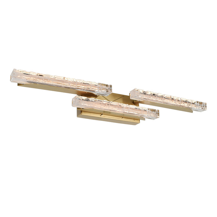 Valira Integrated Led Brass Vanity Light | 1586W36-3-624
