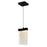 Lava Integrated Led Black Mini Pendant | 1587P6-1-101