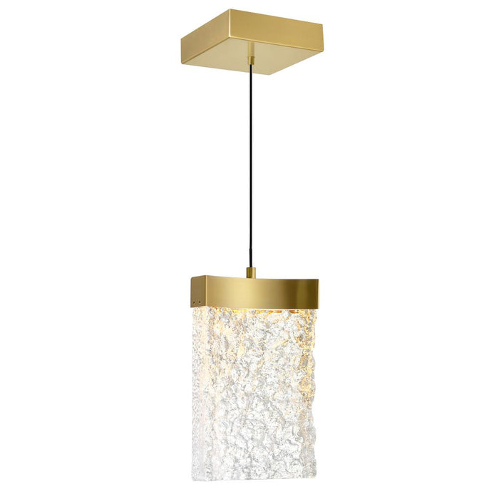 Lava Integrated Led Brass Mini Pendant | 1587P6-1-624