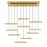 Stagger Integrated Led Brass Chandelier | 1588P48-10-624