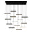 Stagger Integrated Led Black Chandelier | 1588P60-14-101