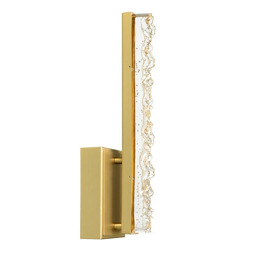 CWI Lighting Stagger Integrated LED Brass Wall Light
