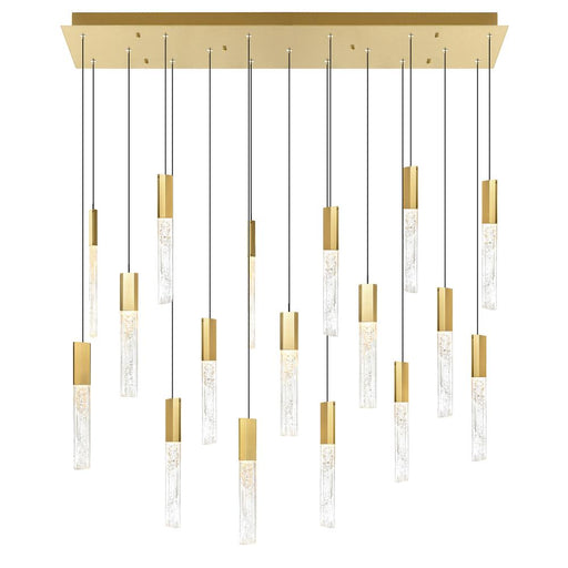 Greta Integrated Led Brass Chandelier | 1589P48-17-624-RC