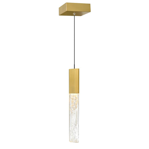 CWI Lighting Greta Integrated LED Brass Mini Pendant