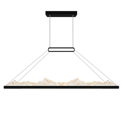 Himalayas Integrated Led Black Island/pool Table Light | 1601P48-101