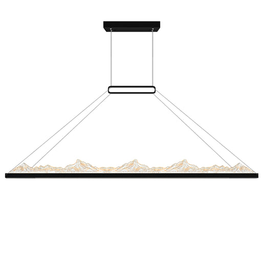 Himalayas Integrated Led Black Island/pool Table Light | 1601P62-101