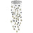 Salvador 32 In Led Integrated Polished Nickel Chandelier | 1673P32-23-613