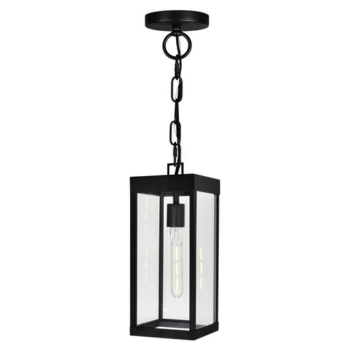 Windsor 1 Light Black Outdoor Ceiling Light | 1695P7-1-101