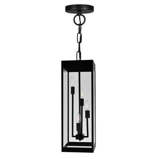 Windsor 4 Light Black Outdoor Ceiling Light | 1695P8-4-101