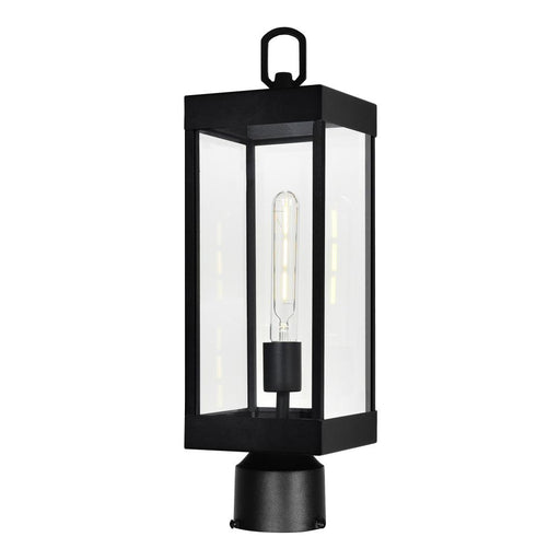 Windsor 1 Light Black Outdoor Lantern Head | 1695PT6-1-101