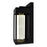 Rochester Led Integrated Black Outdoor Wall Light | 1696W5-1-101-A