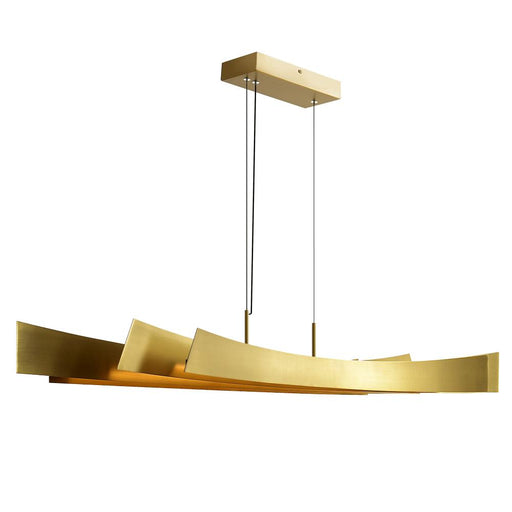 Candora Integrated Led Brass Island/pool Table Light | 1698P50-624