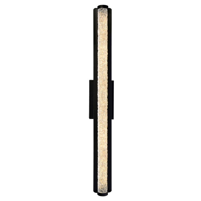 Fiji Integrated Led Black Outdoor Wall Light | 1702W24-101