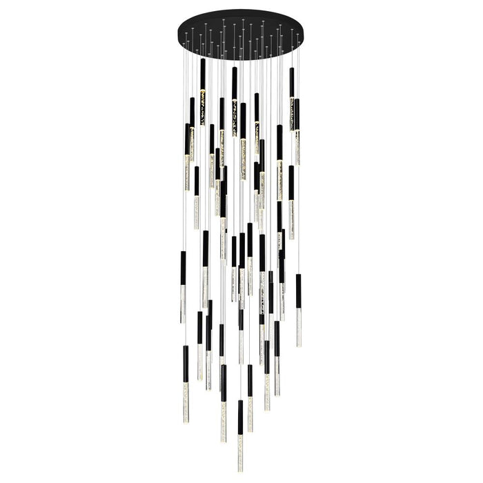 Dragonswatch Led Integrated Chandelier With Black Finish | 1703P32-45-101