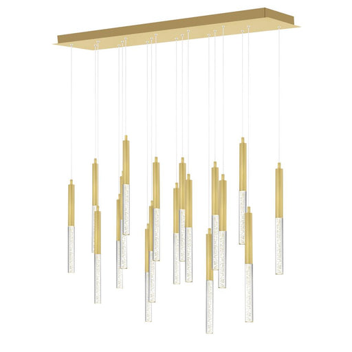 Dragonswatch Integrated Led Satin Gold Chandelier | 1703P48-18-602-RC