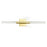 Dragonswatch Integrated Led Satin Gold Vanity Light | 1703W26-602