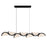 Moon Integrated Led Black Chandelier | 1715P54-7-101