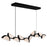 Moon Integrated Led Black Chandelier | 1715P70-10-101