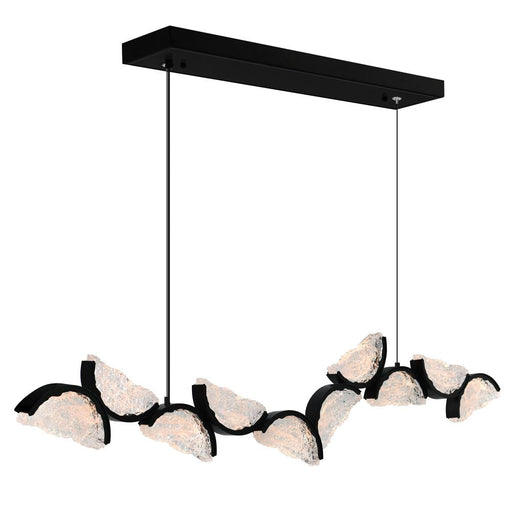 Moon Integrated Led Black Chandelier | 1715P70-10-101