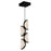 Moon Integrated Led Black Mini Pendant | 1715P8-4-101