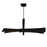 Solara Integrated Led Black Chandelier | 1717P72-101