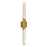 Petra Integrated Led 36in Brass Vanity Light With Handcrafted Glass | 1723W36-2-624