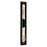 Petra Integrated Led 44in Sand Black Outdoor Wall Light With Handcrafted Glass | 1723W44-2-101-B