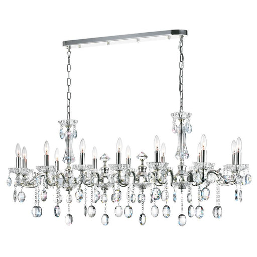 CWI Lighting Flawless 14 Light Up Chandelier With Chrome Finish