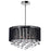 CWI Lighting Water Drop 6 Light Drum Shade Chandelier With Chrome Finish