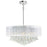 CWI Lighting Radiant 12 Light Drum Shade Chandelier With Chrome Finish