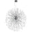 CWI Lighting Cherry Blossom 48 Light Chandelier With Chrome Finish