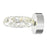 CWI Lighting Ring LED Wall Sconce With Chrome Finish