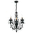 Keen 3 Light Up Chandelier With Black Finish | 5095P16B-3
