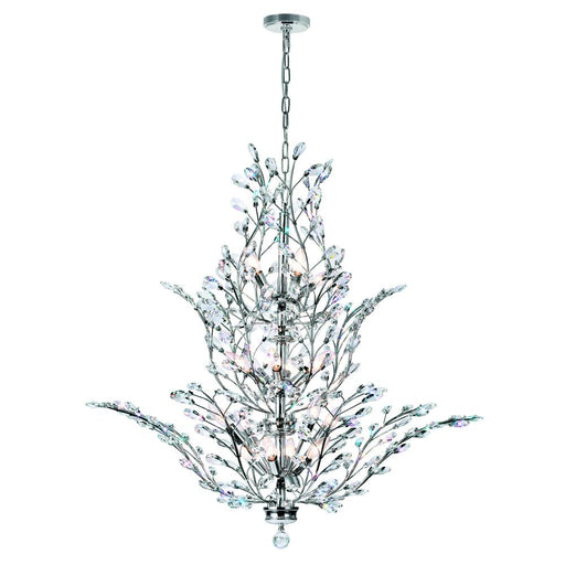 CWI Lighting Ivy 18 Light Chandelier With Chrome Finish