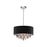 CWI Lighting Dash 3 Light Drum Shade Chandelier With Chrome Finish