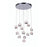 CWI Lighting Perrier 13 Light Multi Light Pendant With Chrome Finish