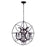 CWI Lighting Campechia 6 Light Up Chandelier With Brown Finish