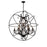 CWI Lighting Campechia 9 Light Up Chandelier With Brown Finish