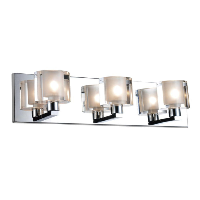 CWI Lighting Tina 3 Light Wall Sconce With Chrome Finish