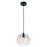 CWI Lighting Glass 2 Light Down Mini Pendant With Clear Finish