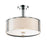 CWI Lighting Lucie 4 Light Drum Shade Chandelier With Chrome Finish