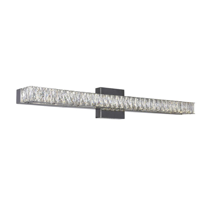 CWI Lighting Milan LED Vanity Light With Chrome Finish