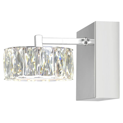CWI Lighting Milan LED Bathroom Sconce With Chrome Finish