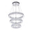 CWI Lighting Florence LED Chandelier With Chrome Finish