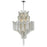 CWI Lighting Daisy 16 Light Down Chandelier With Chrome Finish