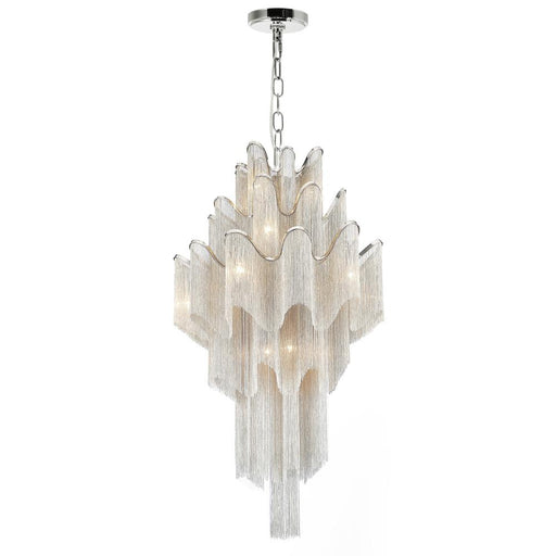 CWI Lighting Daisy 17 Light Down Chandelier With Chrome Finish