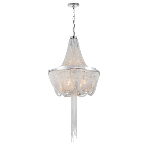 CWI Lighting Enchanted 6 Light Down Chandelier With Chrome Finish